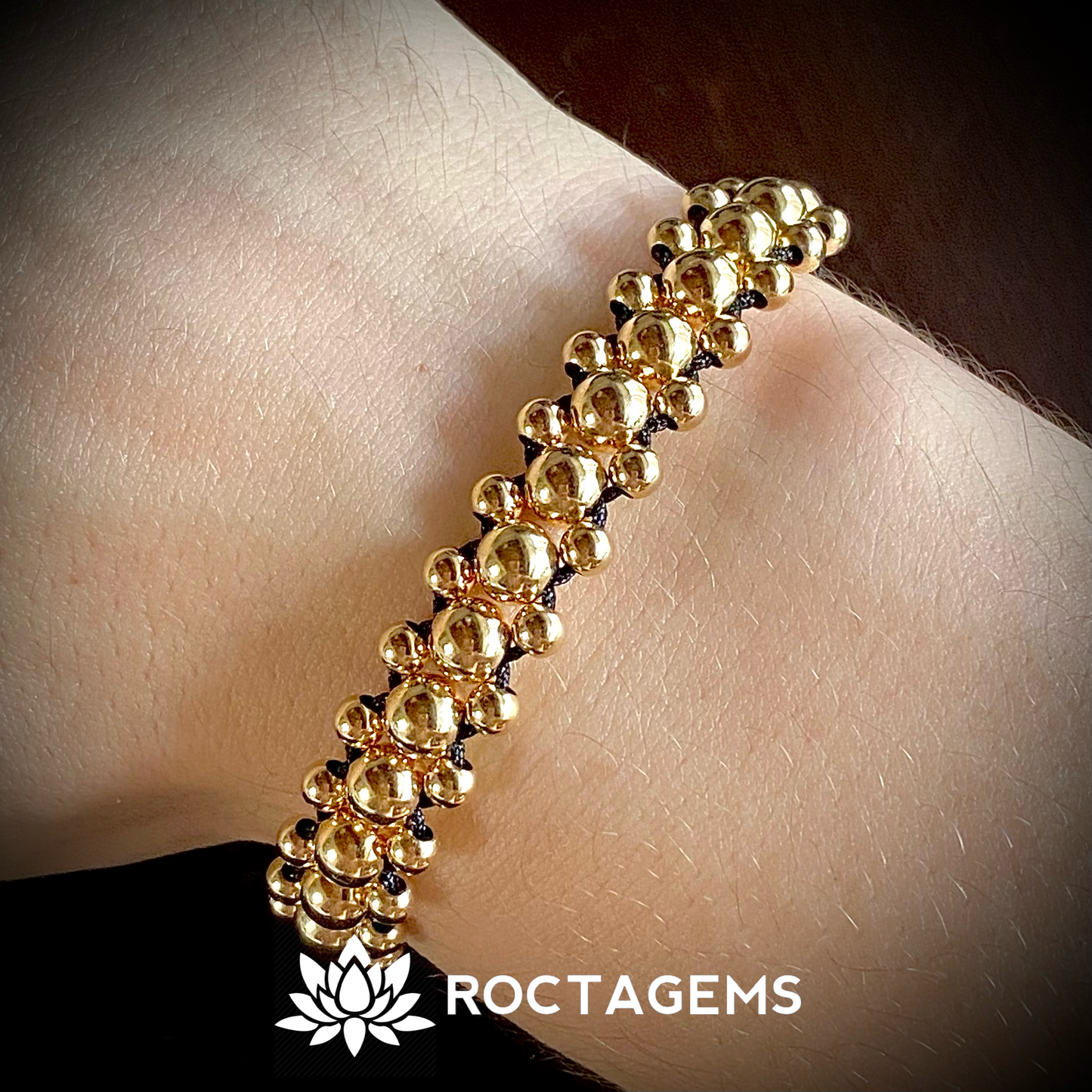 Pulsera 3 carriles liso