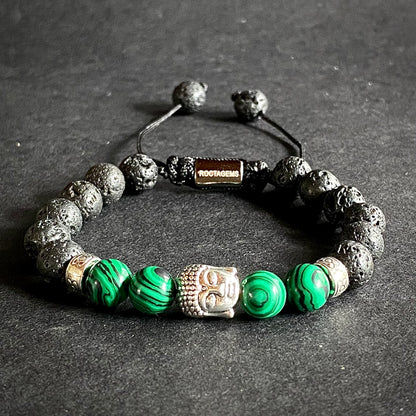 Pulsera Buda Malaquita
