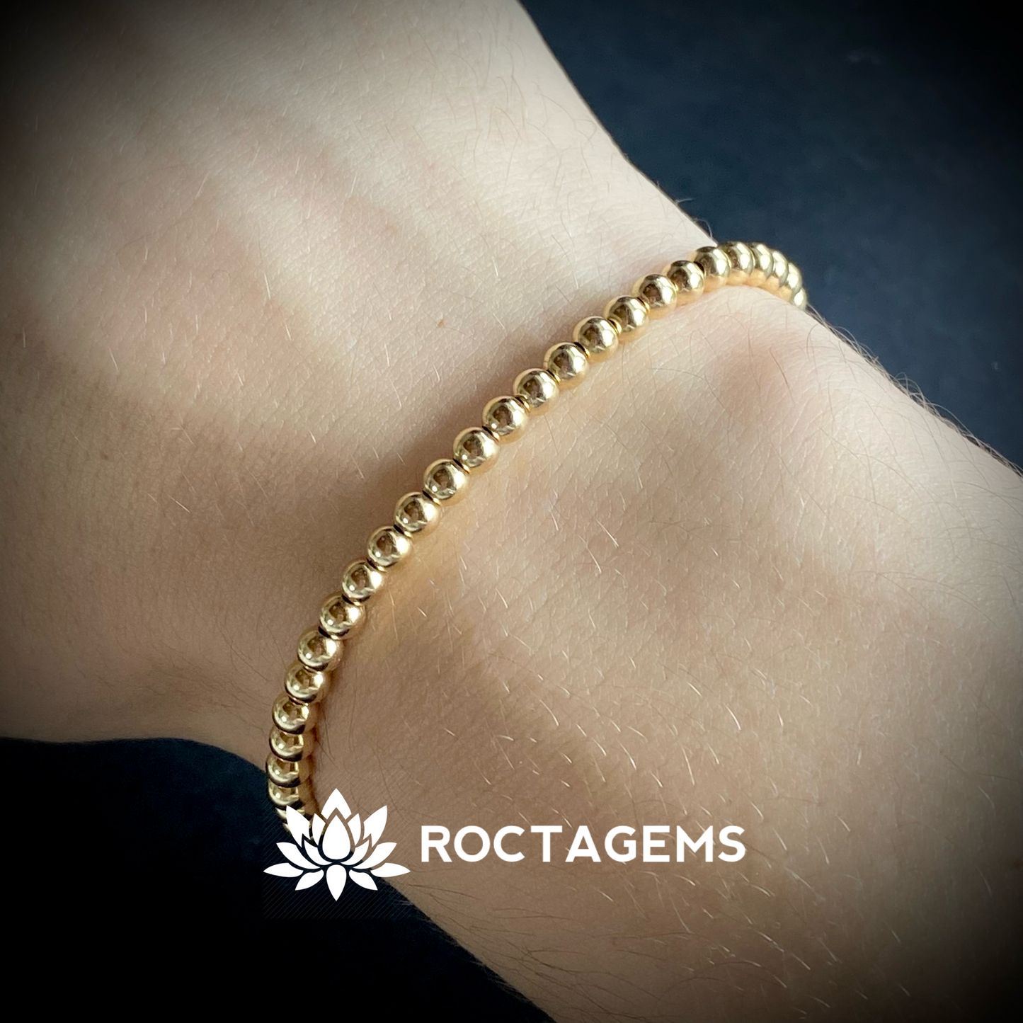 Pulsera completa balín liso 4mm