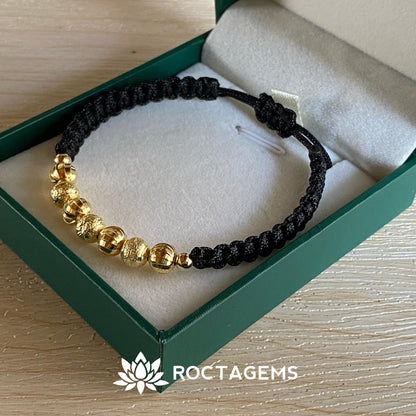 Pulsera balin italiano y diamantado 6mm