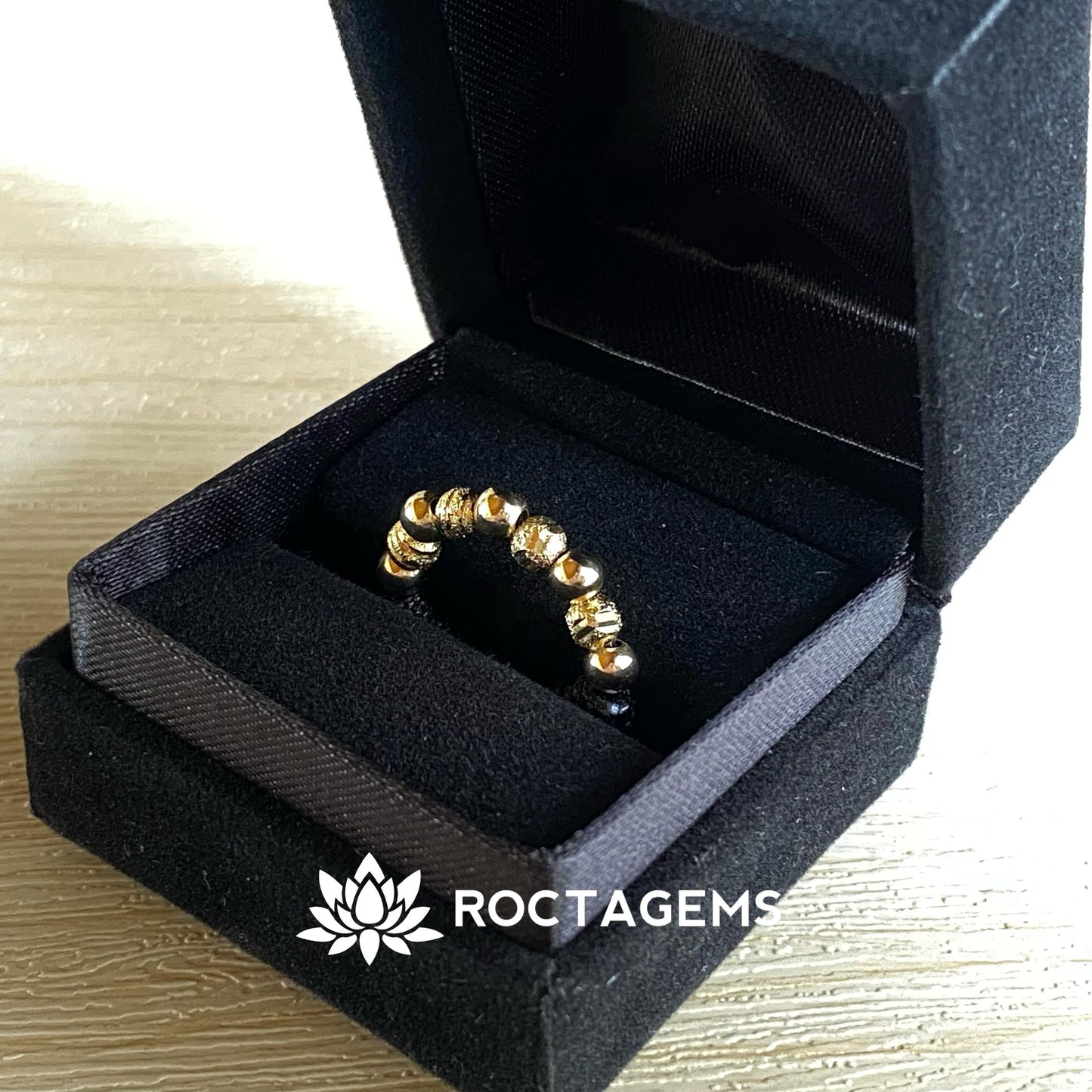 Anillo balin diamantado y liso 4mm