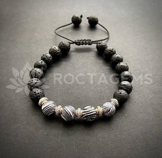 Pulsera Malaquita blanca✨